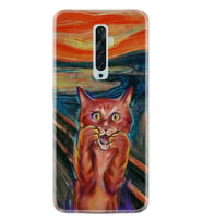 Oppo Reno 2Z 4 Lite 4 Pro 5 6 7 A31 Kılıf Desemli Silikon Tablo Cat 1788