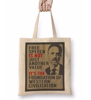 Free Speech Famous Quote Jordan Peterson Bez Çanta Uzun Saplı