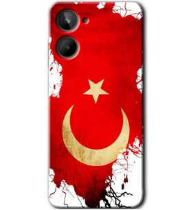Realme 10 4G Kılıf HD Desen Baskılı Kılıf - Türkiyem