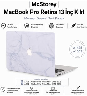 MacBook Pro 13 İnç Kılıf A1425 A1502 Uyumlu Sert Kapak Hard Case Koruyucu Retina 13 Laptop Kılıfı Kristal Mermer Desenli Çizilmeye Dayanıklı İnce Hafif Koruma Kapak Marble 33