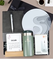 Defter & Takvim & Stanley Termos & Mouse & Mouse Pad & Kalem Premium Hediye Seti