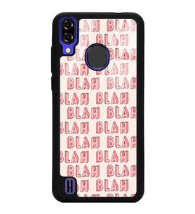 Reeder P13 Blue Uyumlu Blah Blah Tasarımlı Glossy Telefon Kılıfı