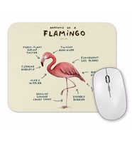 Bir Flamingo Anatomisi Mouse Pad