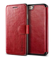 VRS Design iPhone 8/7 ile Uyumlu Layered Dandy Kılıf Wine Black