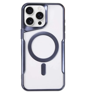 iPhone 16 Pro Max Kılıf Boyi Magsafe Silikon Kapak - Lacivert