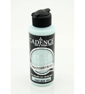 Cadence Hybrid Multisurface Akrilik Boya 120 ml. H-043 AÇIK YEŞİL 