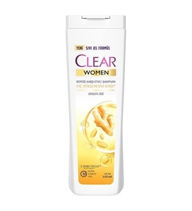 Clear Women Kepeğe Karşı Etkili Şampuan Saç Dökülmesine Karşı Zencefil Özü 350 ml