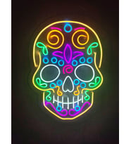 Kurukafa Neon Led Tasarım Kafe Neon Dekoratif Neon Renkli Neon Tabela