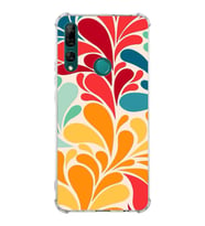 PrintiFy Huawei Y9 Prime 2019 Uyumlu Retro Color 5 Baskılı Şeffaf Köşe Korumalı Antişok Kılıf