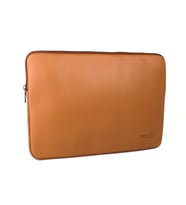 DERİSE CLUB UNİSEX SİYAH RENK ORTA BOY 13 VE 14 İNÇ MACBOOK KILIFI VE  NOTEBOOK LAPTOP ÇANTASI (Taba)