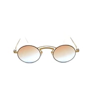 MOOSHU RUA AL 56 Unisex Güneş Gözlüğü (Altın Rengi)