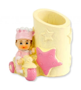 10 Adet Bebek kalemlik pembe p1-