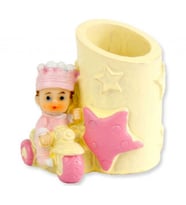 10 Adet Bebek kalemlik pembe p1-