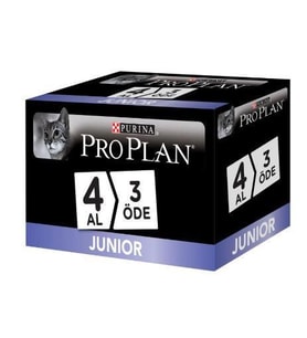 Pro Plan Junior Tavuklu Yavru Kedi Konserve 85gr 4 Al 3 Öde (Kahverengi)