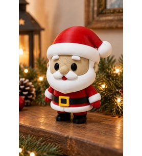 Sevimli Noel Baba Dekoratif Biblo