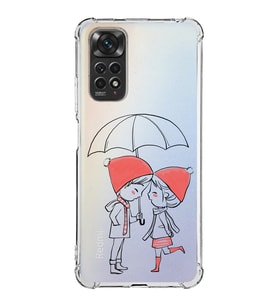 Xiaomi Redmi Note 11s Kamera   Korumalı Antishock Kapak Aşk Tasarımlı Şeffaf Kılıf