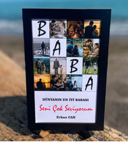 Babalar Günü'ne Özel Kişiye Özel Fotoğraflı Çerçeve