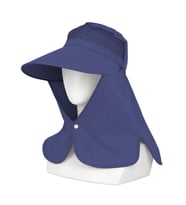 Ense Korumalı Outdoor Şapka - Fileli - Lacivert - Savex