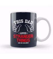 This Dad Loves Stranger Things And His Children Kupa Bardak Porselen