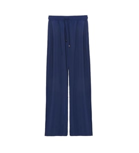 Quzu Beli Lastikli Bol Paça Lacivert Kadın Pantolon 70858