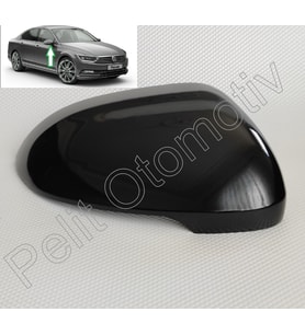 PASSAT B8 SAĞ AYNA KAPAĞI 3G0857538 (SİYAH BOYALI)