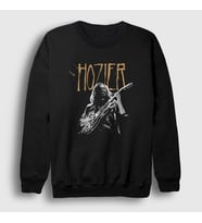 Presmono Unisex Siyah Dublin Guitar Müzik Hozier Sweatshirt 474548tt