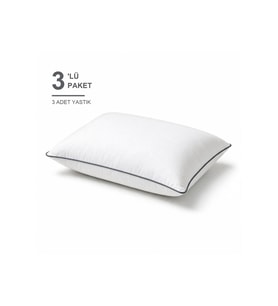 Cloud Support Biyeli Yastık 3'li Paket 50x70 cm 1200 gr Boncuk Silikon Elya