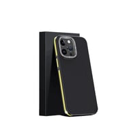 Joko İphone 15 Pro Kılıf Aramid 600d Kevlar Karbon Fiber Magsafe Kapak - Sarı
