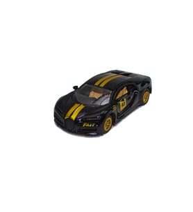 Oyuncak Araba Metal Bugatti Çek Bırak 12 Cm Siyah