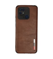 Xiaomi Redmi 10c Kılıf Loop Deri Silikon - Kahverengi