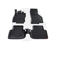 Toyota Aurıs 2007-2013 3D Havuzlu Paspas (Siyah - Beyaz)