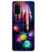 Samsung A02S A03S A10 A12 A13 A21S A22 Kılıf Desenli Silikon Finger planet 1740