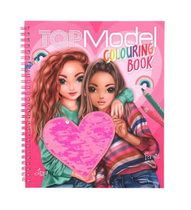 TOPMODEL KALPLİ PULLU KAPAKLI BOYAMA KİTABI