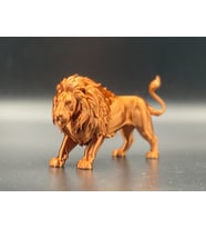 14CM Aslan Figürü Ev Salon Ofis Masa Bronz Renk