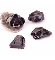 Siyah Obsidyen Taşı Ham Kütle