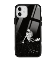 iPhone 12 Astronot Tatiana Tasarımlı Glossy Telefon Kılıfı