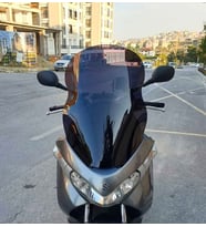 MOTOCAM Suzuki Burgman 125 Ön Cam 2006-2013 Model 61cm siyah Renkli 4mm