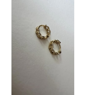 MİNİ ZİNCİR KÜPE 14K