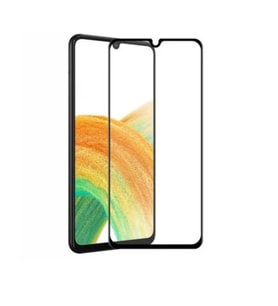 Samsung Galaxy A05S Uyumlu Ön Koruma Temperli Cam Ekran Koruyucu (Siyah)