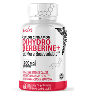 Nature's Fusions Ceylon Cinnamon - Dihydroberberine 200mg 60 Capsul.Abd Menşei.56.