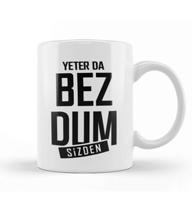 Karadeniz Yeterda Bezdum Kupa Bardak Porselen