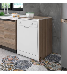 Kenzlife bulaşık&çamaşır&kurutma makinesi dolabı berfu crd 90*70*60 banyo ofis