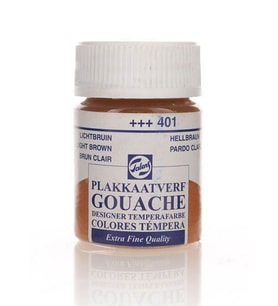 Talens Guaj Boya 401 Light Brown 