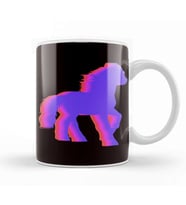 Horse Fan Equestrian Sport Horses Riding Cowboy Dressage Kupa Bardak Porselen