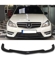 Mercedes W204 C180 Makyajlı Kasa Ön Ek Karlık Mat Siyah Plastik 2011 2012 2013 2014