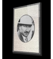 Atatürk Cam Tablo 4 mm Dayanıklı Temperli Cam