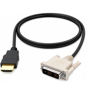 PrimeX PX-4106 Molex 2 Metre Dvi to Hdmi Kablo, HDMI to DVI Çift Yönlü Görüntü Aktarım Kablosu, 1080P Full HD DVI HDMI Erkek-Erkek Monitör TV Projeksiyon PC Ekran Kartı Bağlantı Kablosu, Altın Uçlu