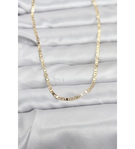 CM 14K Gold Renk Zincir Model 60 cm Kadın Kolye