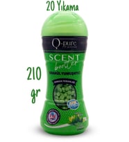 Q-PURE Organik ve Vegan Granül Çamaşır Yumuşatıcı Orman Ferahlığı 210 gr