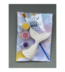 Atölye Lavi Shop KUYRUK Set/boyama Seti,kendin Yap,DIY,doğum Günü Hediyesi, Tatil Hediyesi / 15 ADET